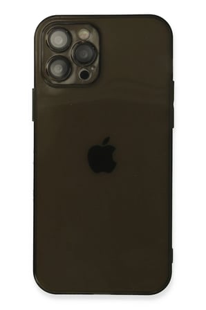 Iphone 12 Pro Kılıf Fly Lens Silikon - Siyah