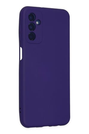 Galaxy M23 Kılıf Nano Içi Kadife Silikon - Mor