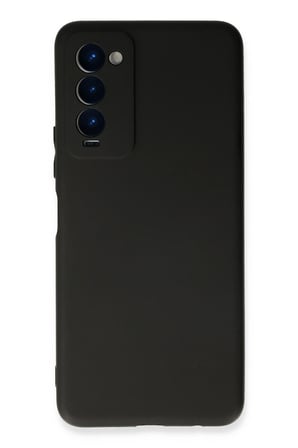 Tecno Camon 18 Kılıf First Silikon - Siyah