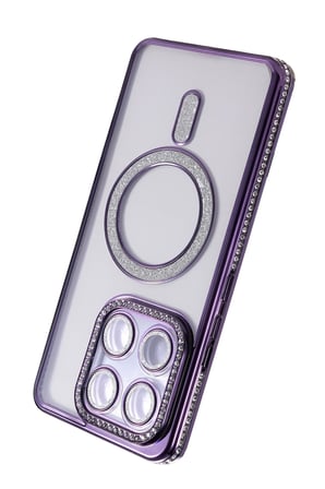 Mi 17T Joke Simli Magneticsafe Kılıf - Derin Mor