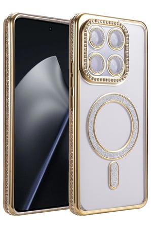 Mi 17T Joke Simli Magneticsafe Kılıf - Gold