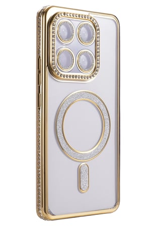 Mi 17T Joke Simli Magneticsafe Kılıf - Gold