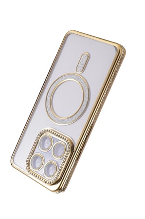 Mi 17T Joke Simli Magneticsafe Kılıf - Gold