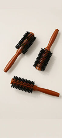 3 ADET AHŞAP FÖN FIRÇASI 