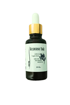 Soğuk Sıkım Kuşburnu Yağı 30 ml Cilt Lekesi, Kırışıklık Çatlak Izleri Kolagen Gençleştirici