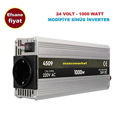 24 VOLT - 1000 WATT MODİFİYE SİNÜS İNVERTER