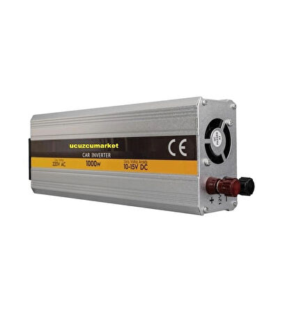 12 VOLT - 1000 WATT MODIFIED SINUS INVERTER (10-15V ARASI-220V AC)