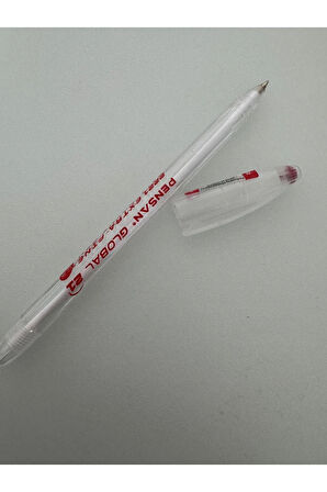 Tükenmez Kalem Global 0.5 MM Kırmızı (10 Adet)