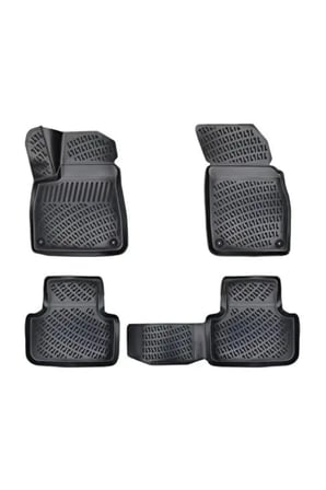 Mercedes-Benz ML-Serisi 1998-2005 W163 3d araca özel Havuzlu Paspas