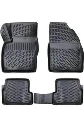 Ford Focus 2005-2011 3d araca özel Havuzlu Paspas