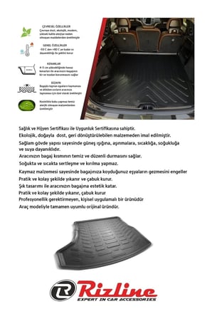 Volkswagen Polo 2017-2022 3D Bagaj Havuzu | Comfortline/Highline - ÜST KADEME BAGAJ