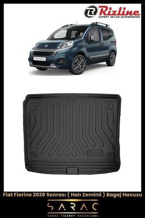 Fiat Fiorino 2024 Model Halı Zeminli 3d Bagaj Havuzu