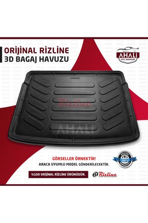 Suziki Vitara 2015 Sonrası Uyumlu  3d Bagaj Havuzu