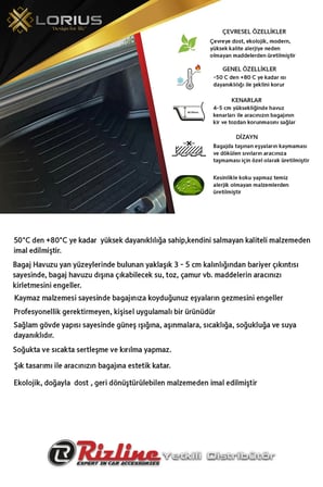 Renault Megane 4 Sedan Touch 2020 Sonrası Uyumlu 3d Bagaj Sağ Kulaklı