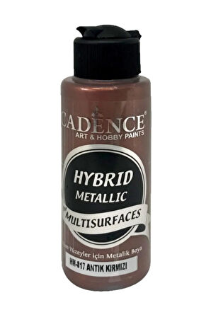 Hybrid Multisurface Metalik Boya 120 Ml. Hm-817 Antik Kırmızı