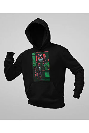 Smoker Viper Baskılı Unisex Oversize Vaalorant Hoodie