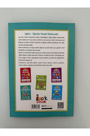 Eğitici & Öğretici Neşeli Matematik Etkinlik Kitabı (1 Adet)