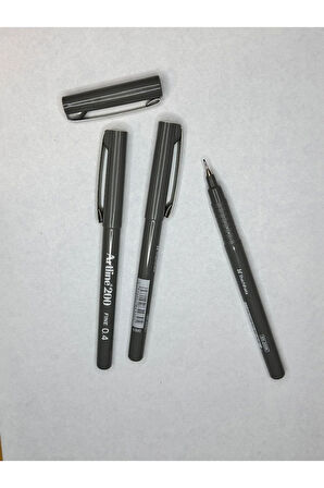 200 Fineliner 0.4mm Keçe Uçlu Kalem ( 3 Adet)