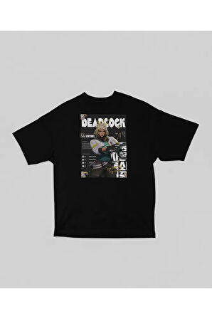 Valorant Deadlock Karakter Baskılı Unisex Oversize Tişört