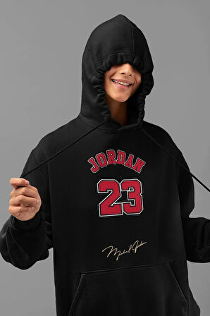 Jorrdan 23 Yazılı Unisex Oversize Efsane Basketbolcu Hoodie
