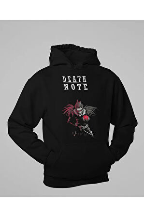 Death Note Baskılı Unisex Oversize Anime Hoodie