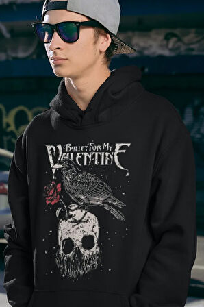 Buliet For My Valentine Baskılı Unisex Oversize Hoodie