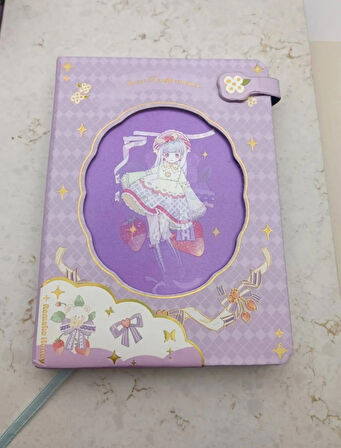 anime lüx sihirli kapaklı notebook defter ajanda okul hediyelik kaliteli defterler