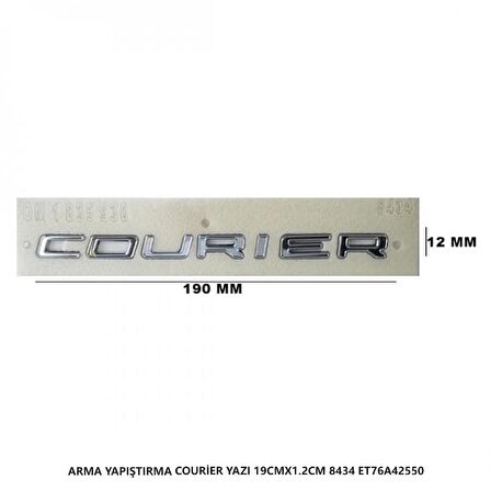 mefsa Courier Bagaj Yazısı Arma Yapıştırma 19CMX1.2CM