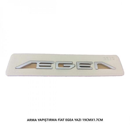 mefsa Fiat Egea Bagaj Yazısı Arma Yapıştırma 19CMX1.7CM