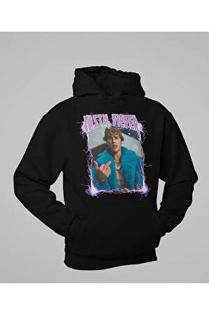 Şarkıcı Justin Bieber Baskılı Unisex Oversize Hoodie