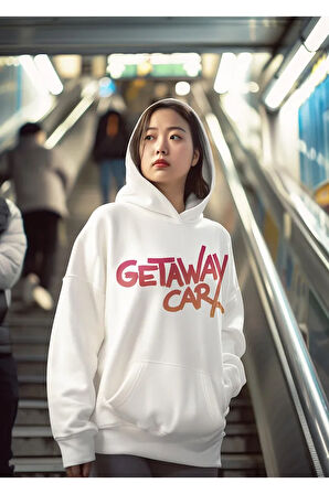 Taylor Swift Getaway Car Baskılı Unisex Oversize Şarkıcı Hoodie