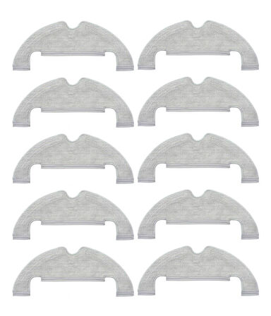 Xiaomi Vacuum Mop 2 Ultra Uyumlu 10 Adet Mop Fiber Paspas Bez