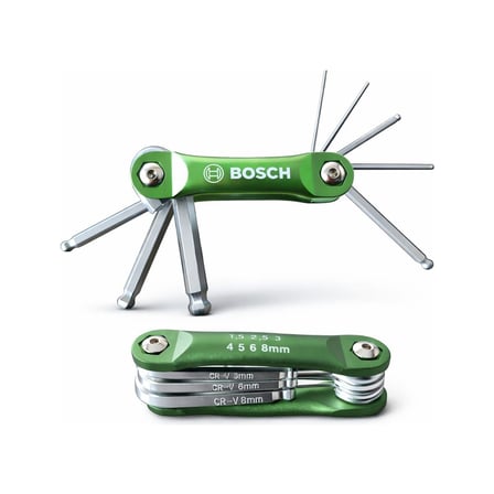 Bosch 8li Katlanır Alyan Anahtar Takımı 