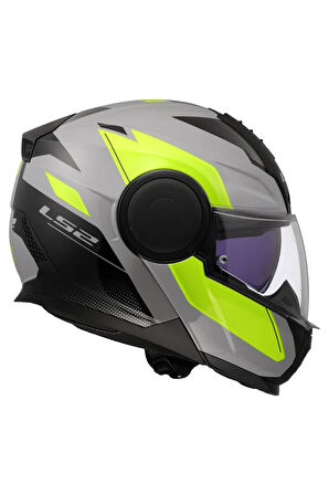 SCOPE 2 DURIA GRİ-NEON SARI KASK