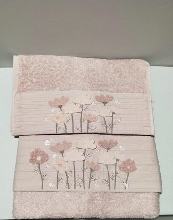 Umay Süzene Bambu Bürümcük Analı Kızlı Havlu Seti (1 Adet 30x50 cm ve 1 Adet 50x90 cm ) %70 Bambu %30 Pamuk