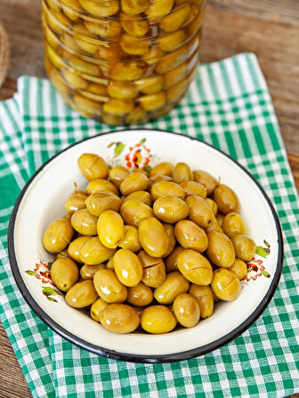 Yeşil Zeytin (KIRMA) - 1 KG Paket