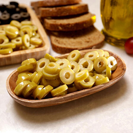 DİLİMLİ YEŞİL ZEYTİN - 500 gr Paket