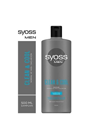 Syoss Men Clean & Cool Şampuan 500 ml