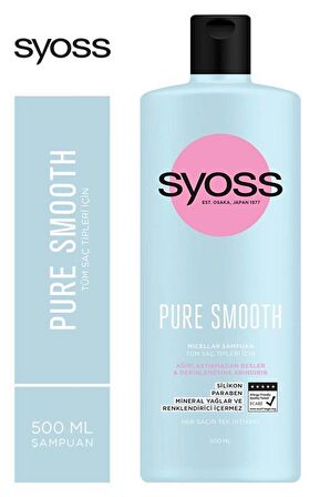 Syoss Pure Micellar Şampuan 500 ml.