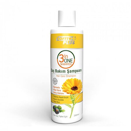 Softto Plus 3ın1 Saç Bakım Şampuanı 250 ml