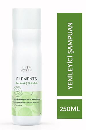 Wella Elements Renewing Calming Boyalı Ve Yıpranmış Saçlar İçin Yenileyici Şampuan 250 ml