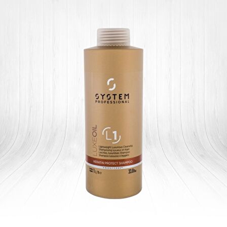 Wella System Professional Luxe Oil Yıpranmış Saçlar İçin Keratin Koruyucu Şampuan 1000 ml