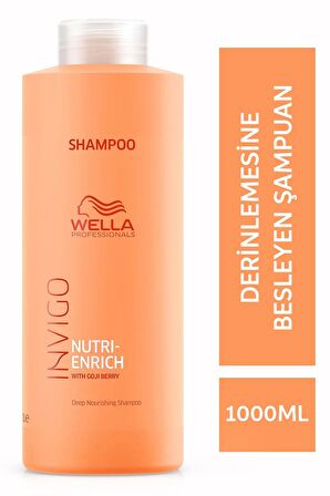 Wella Invigo Nutri-Enrich Derinlemesine Nemlendirici Ve Onarıcı Şampuan 1000 ml Kuru Saçlar 