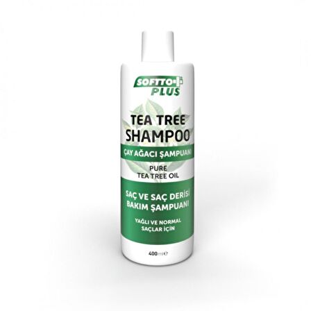 Softto Plus Çay Ağacı Parlaklık Verici Şampuan 400 ml
