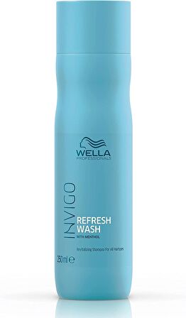 Wella Invigo Refresh Wash Tüm Saç Tipleri İçin Yenileyici, Canlandırıcı Şampuan 250 ml