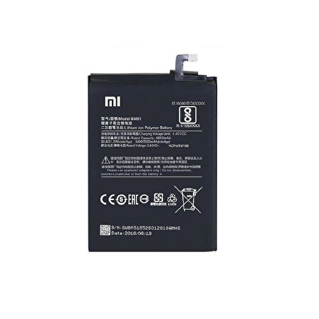 Xiaomi Mi Max 3 BM51 Uyumlu İthal Pil