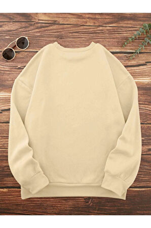 Unisex Arizona Bisiklet Yaka Sweatshirt