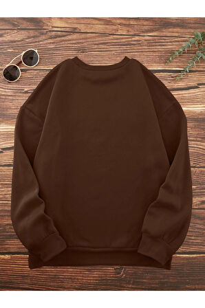 Unisex Arizona Bisiklet Yaka Sweatshirt