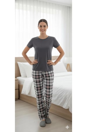 ŞERİCE Unisex Pamuklu İnce Nefes Alan kumaş Pijama Altı