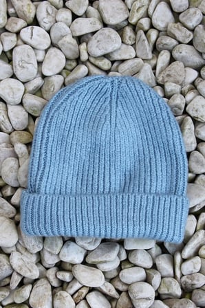 Unisex Tiftik Bere Katlamalı Yıkamalı Triko Örgü Bere Unisex Kışlık Renkli Şapka